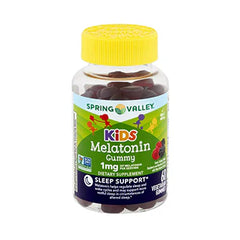 Spring Valley Zero Sugar Kids Melatonin Gummies Dietary Supplement, 1 mg VitalLocks & Wellness