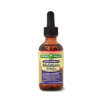 Spring Valley Liquid Melatonin, 10 mg, 2 fl oz VitalLocks & Wellness