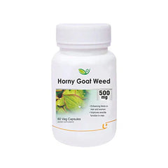 Horny Goat Weed Tablets - HIGH Strength Sex Libido 60 Capsules 500mg VitalLocks & Wellness
