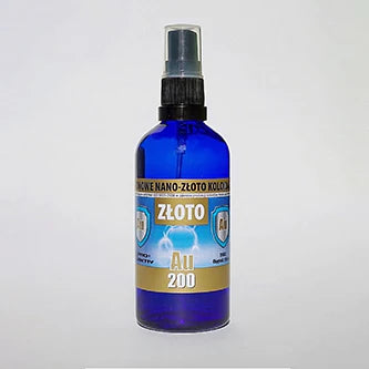 GOLD Colloidal 100 ml Non-ionic Au200 Nano 20ppm SPRAY VitalLocks & Wellness