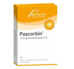 Vitamin C High Dose– Pascorbin 7.5g ascorbic acid (for intravenous use – 10 x 5ml) VitalLocks & Wellness