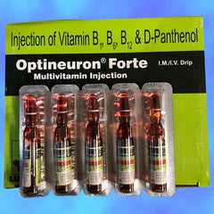 Vitamin B1, B6, B12 & D-Panthenol B Complex - 5 vials of 3 ml each VitalLocks & Wellness