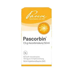 Vitamin C High Dose– Pascorbin 7.5g ascorbic acid (for intravenous use – 50ml) VitalLocks & Wellness