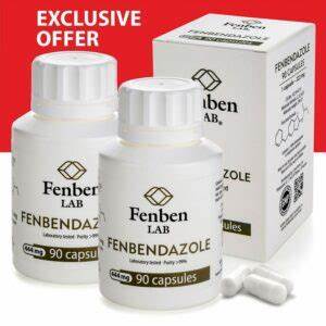 Fenbendazol pure 99% capsules Fenben Lab 30 capsules 444mg VitalLocks & Wellness